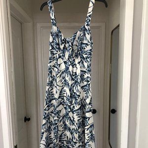 Lulu's Blue Floral Dress